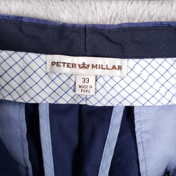 Peter Millar Pima Cotton Twill Shorts Men 33 - Picture 3 of 5